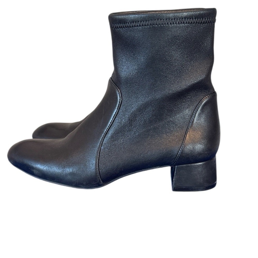 Stuart‎ Weitzman Grace Sock Bootie Black Size 7